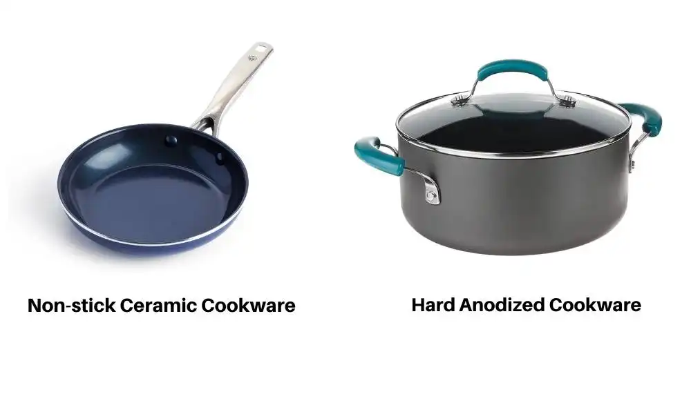 Non-stick Ceramic Cookware and Hard Anodized Cookware