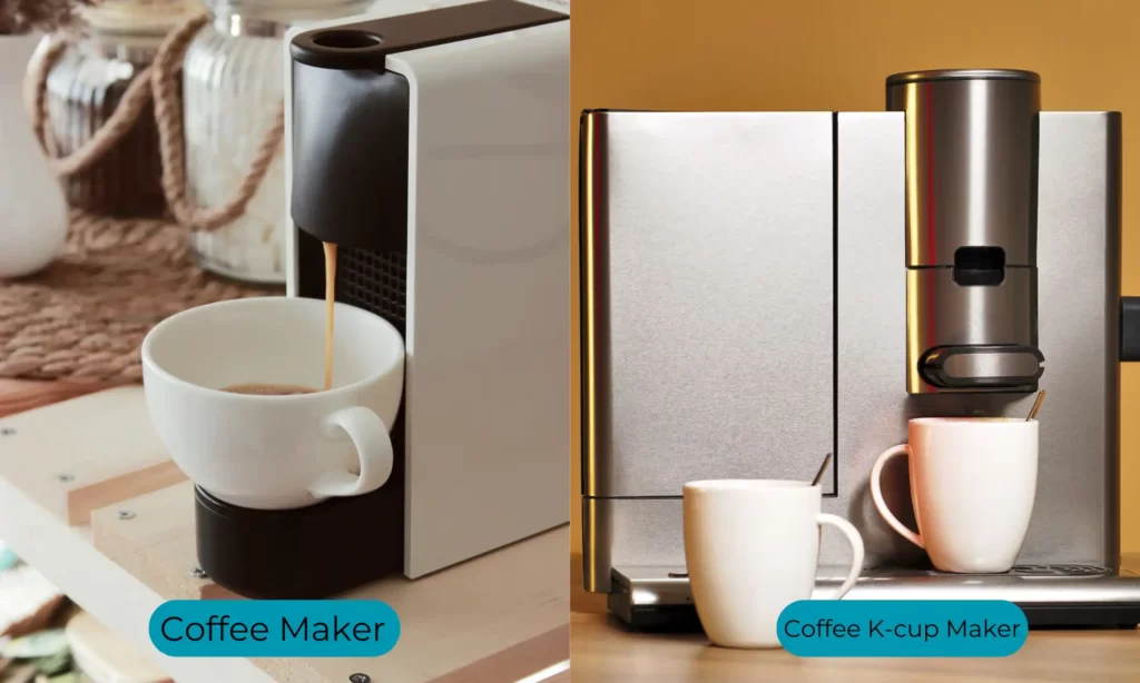 Difference Between Coffee Maker and Coffee K-cup Maker