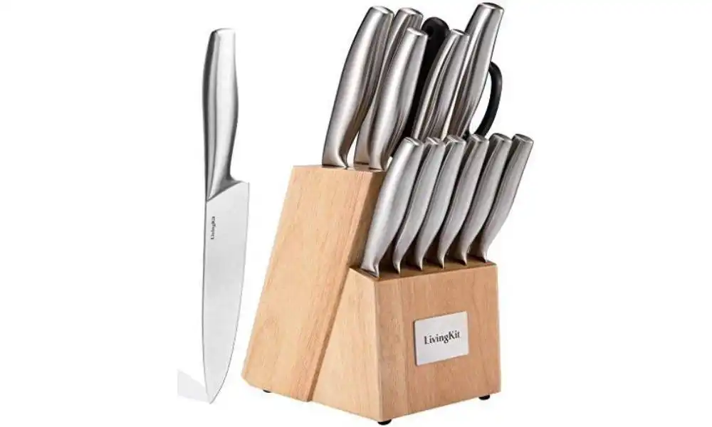 14 piece livingkit knife block set