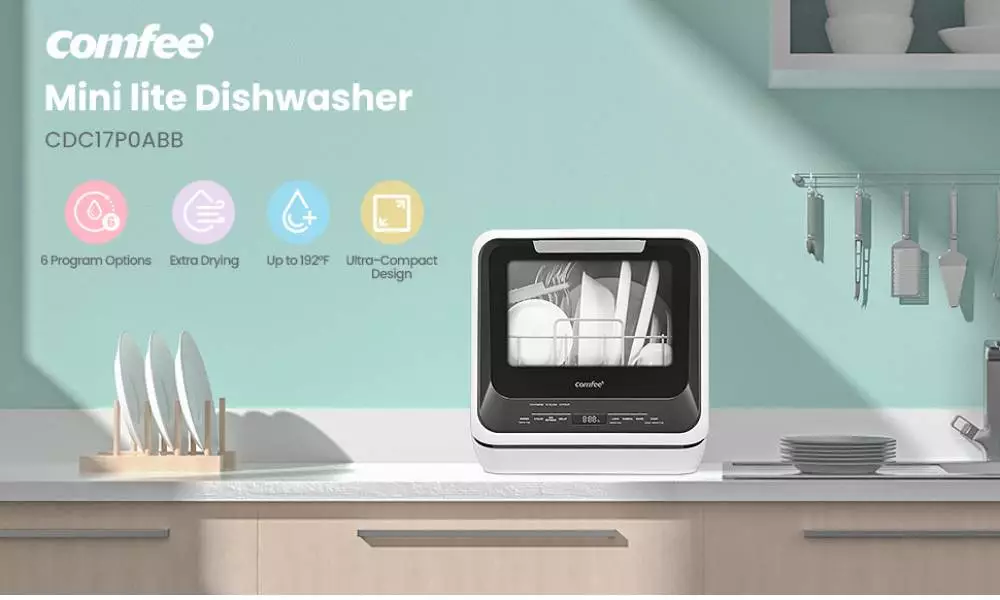 COMFEE' Portable Countertop Dishwasher
