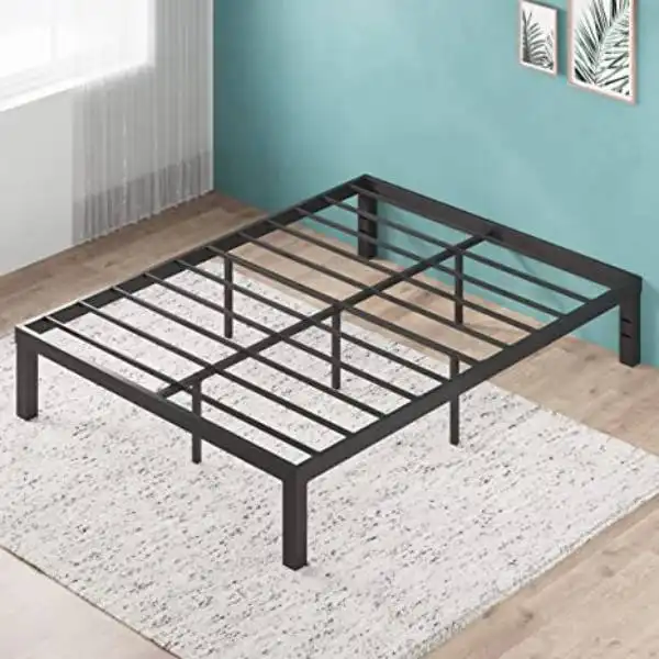 HEADBOARD COMPATIBLE on ZINUS Luis 14 Inch QuickLock Metal Cheap Queen Bed