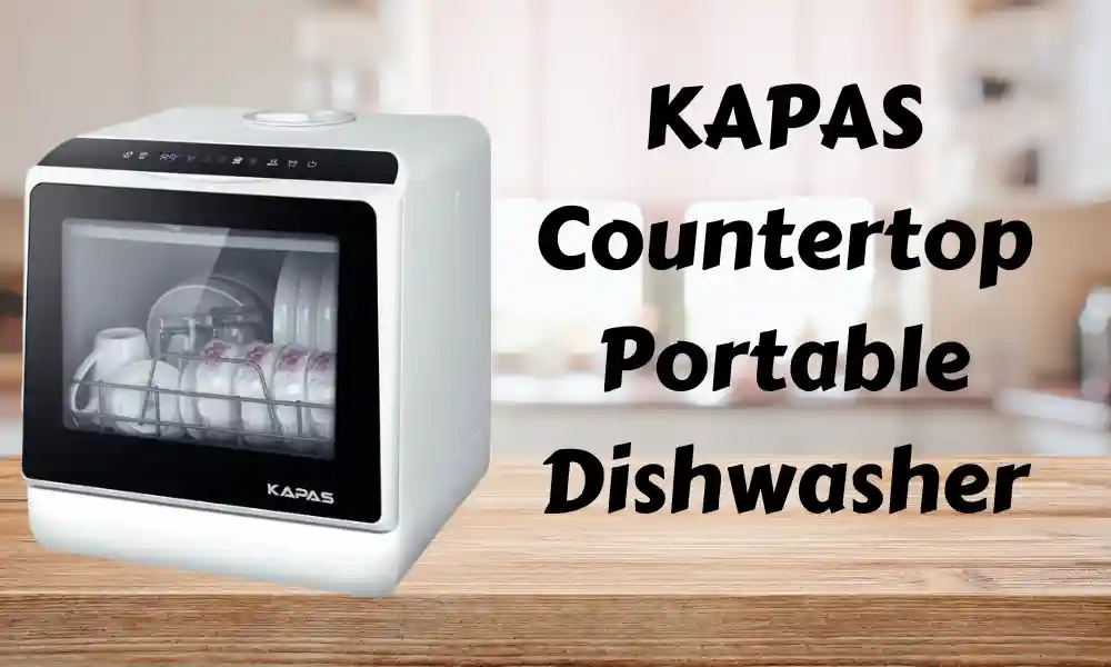KAPAS Countertop Portable Dishwasher