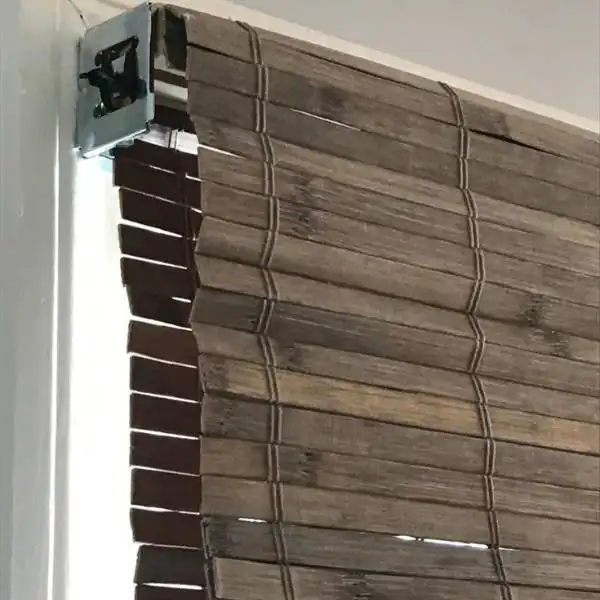 Reed and Bamboo on RADIANCE 2216600E cordless driftwood bamboo roman shade