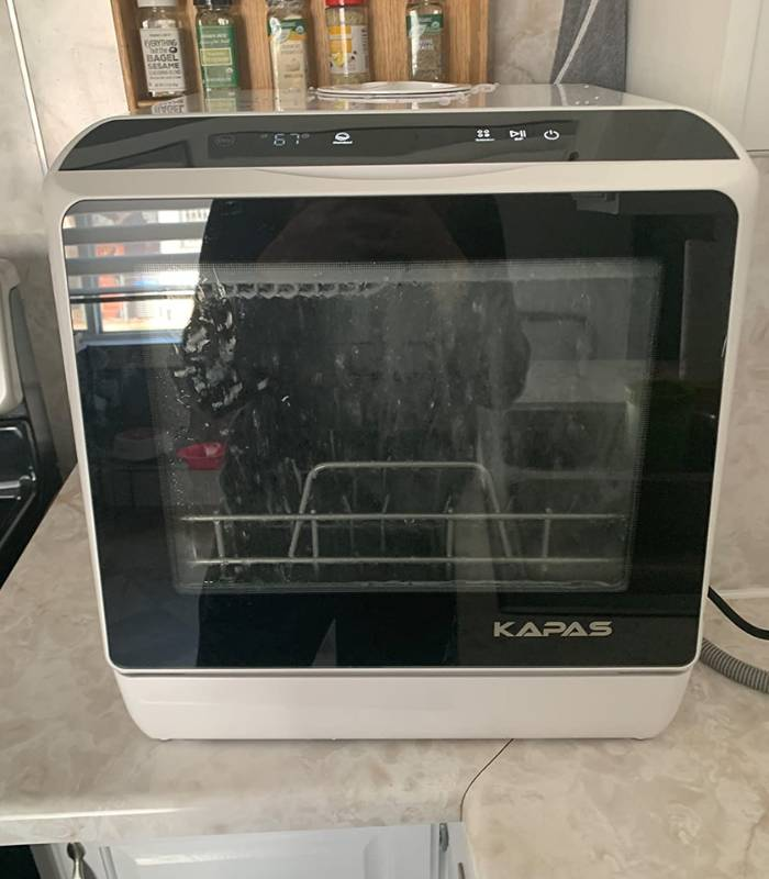 kapas countertop portable dishwasher