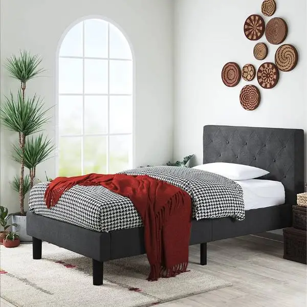 ZINUS Shalini Queen Bed Upholstered is Flawless Style and Comfort
