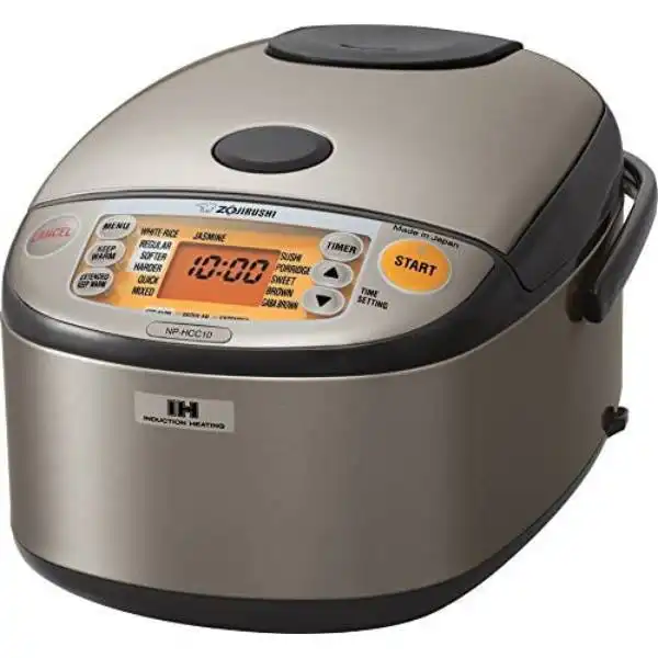 Zojirushi Induction Heating System Rice Cooker has Multi-Menu Cooking Functions