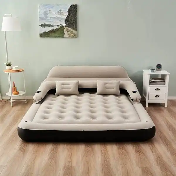 RAPTAVIS Air Mattress Sofa Bed have Build-in Pillow