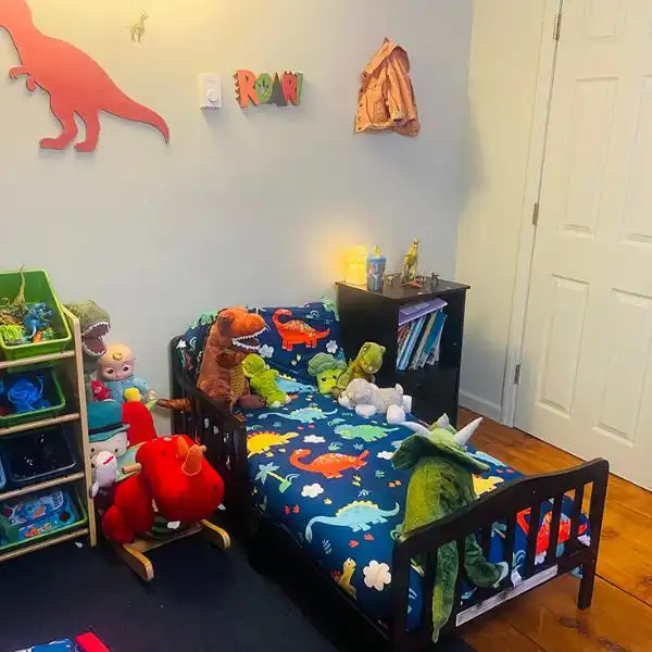 Cloele Dinosaur Toddler Bedding Set has Dinosaur Design