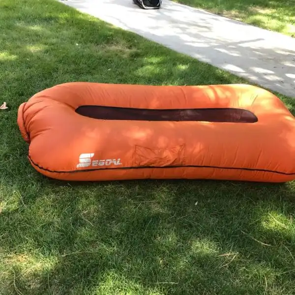 SEGOAL Ergonomic Inflatable Beach Bed has Ergonomic Design 