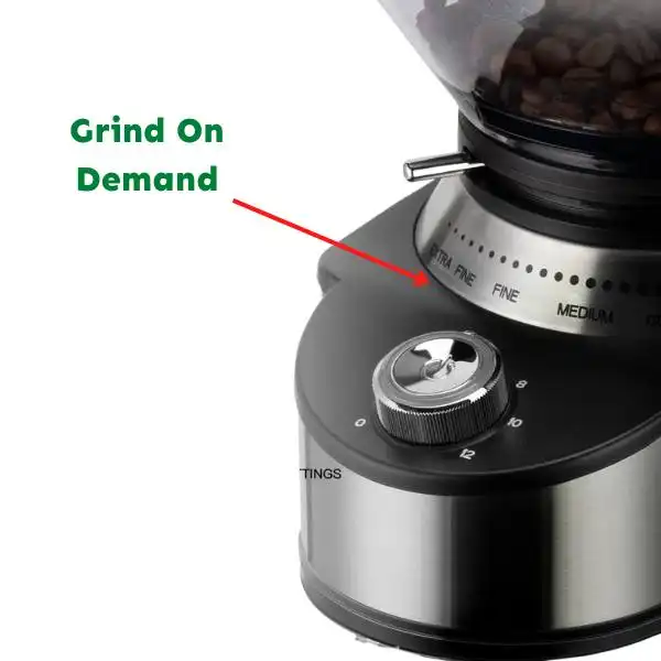 Boly Conical Burr Coffee Grinder can  Grind On Demand