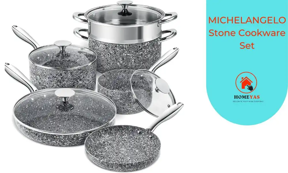 MICHELANGELO Stone Cookware Set