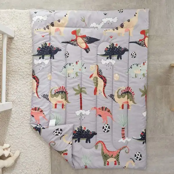 UOZZI BEDDING Dinosaurs Toddler Bedding Set is Made of 100% Microfiber Material