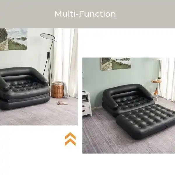RAPTAVIS Double Size Inflatable Sofa Bed has Multi-Function