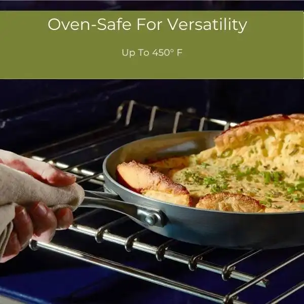 Calphalon Ceramic Cookwarev have Oven-Safe For Versatility