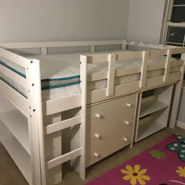 Naomi Home Twin Size Loft Bed is Easy To Assemble