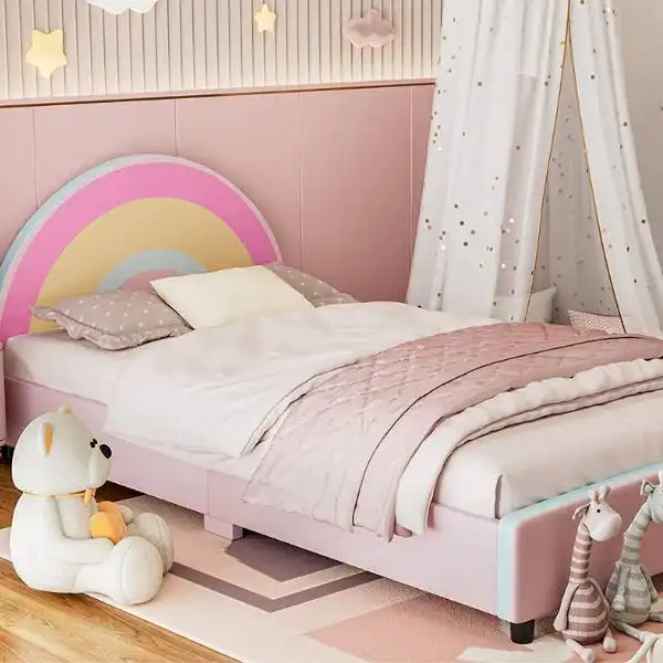 IKIFLY Twin Size Kids Bed is Sturdy Construction