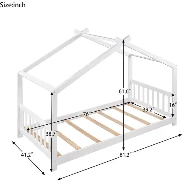 Toddlers House Bed Dimensions