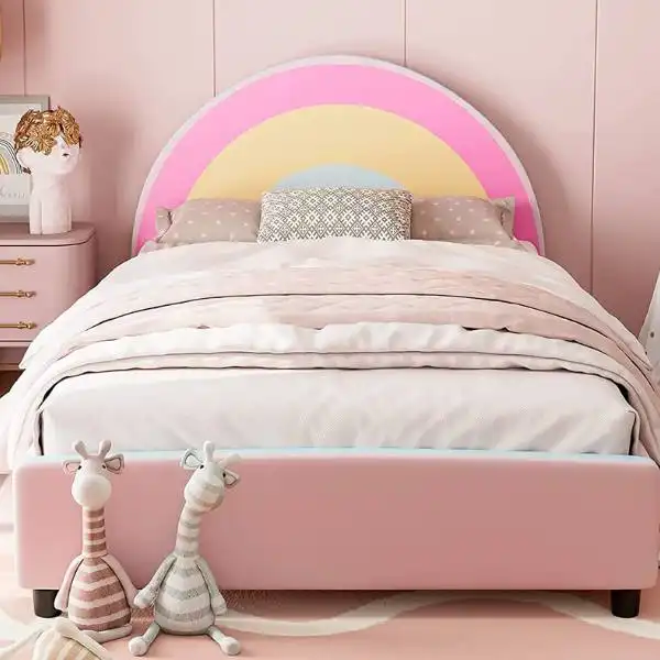 IKIFLY Twin Size Kids Bed is Unique & Lovely Appearance