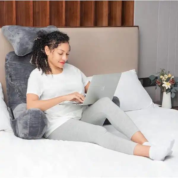 SLIGUY Bed Rest Pillow with Watching TV has Back Support Pillow