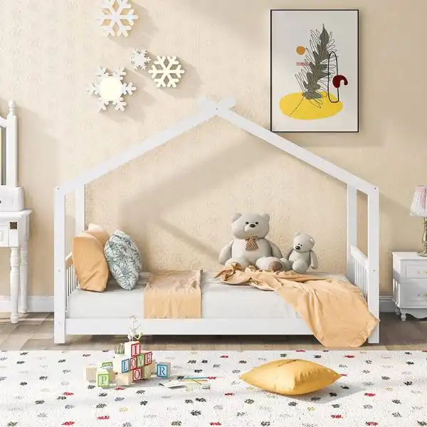 Harper & Bright Designs House Bed is Creative Playhouse Bed