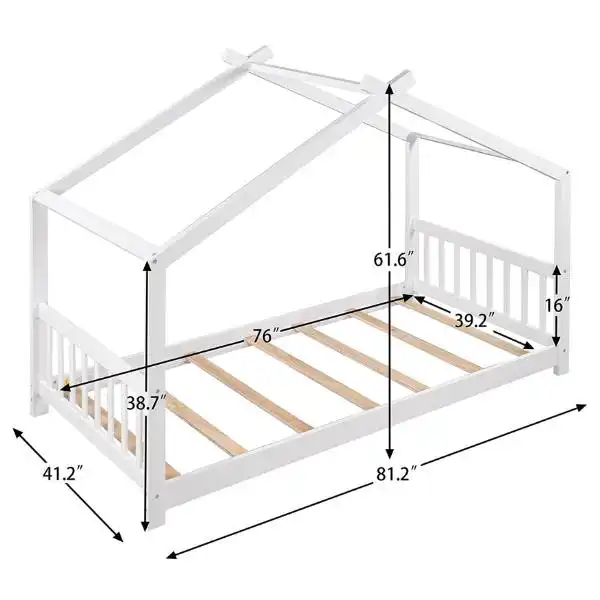 Easy To Assembly House Bed Frame