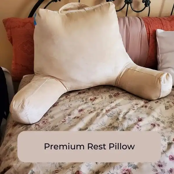 Watching TV in Bed ZOEMO Pillow has Premium Rest Pillow
