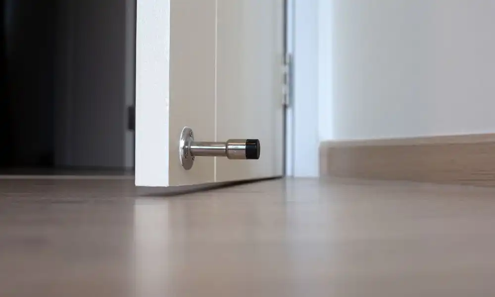 how to mount magnetic door stop